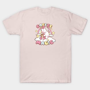 coffee magic unicorn T-Shirt